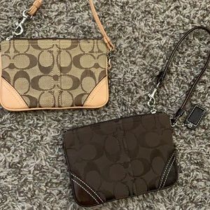 Coach wristlet set